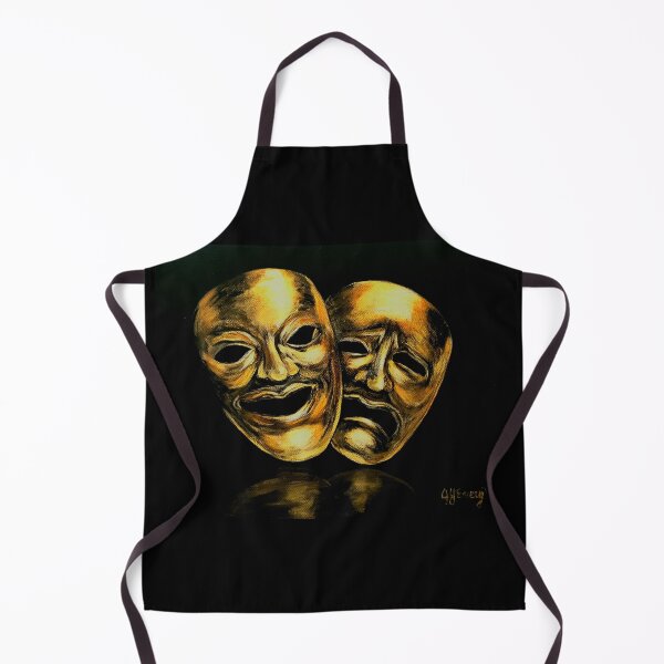 Item preview, Comedy Tragedy Theater Masks designed and sold by JYEmeryArt.