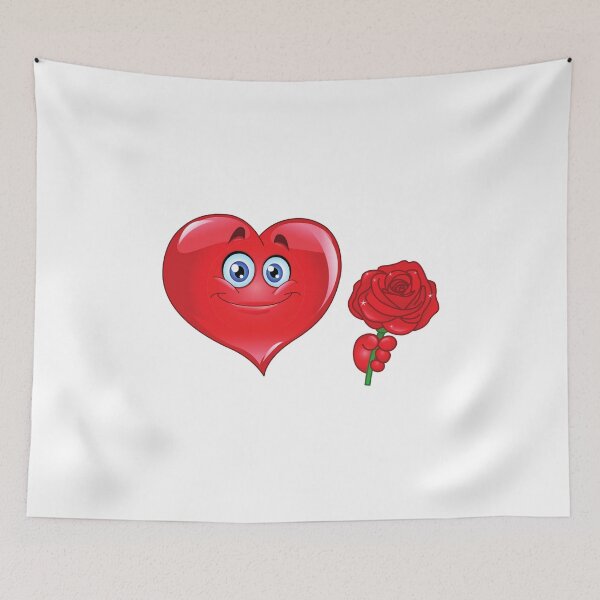 Item preview, Smiling Heart and Flower | Valentines Day | Happiness | Love designed and sold by Creative4849.