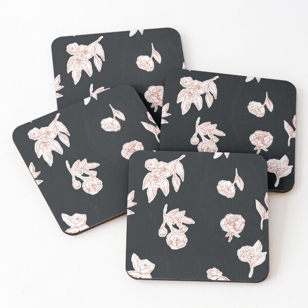 Item preview, Rosas en patrón negro designed and sold by Aimio.