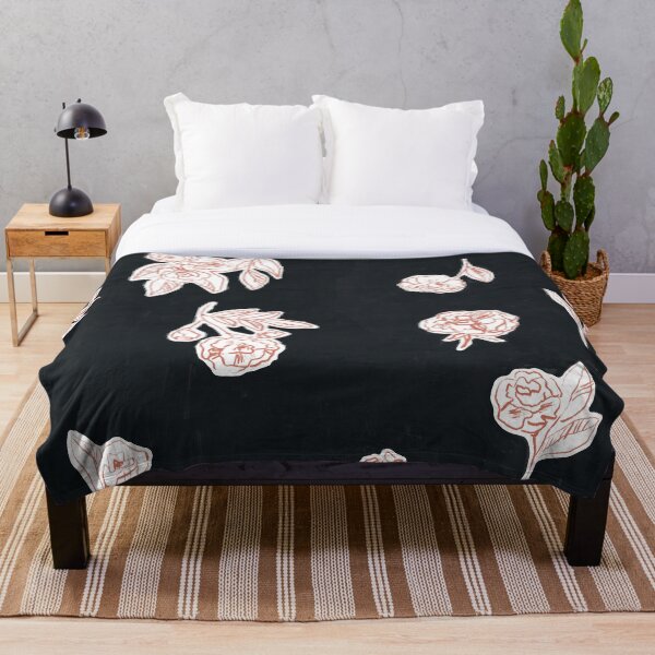 Item preview, Roses on black pattern designed and sold by Aimio.