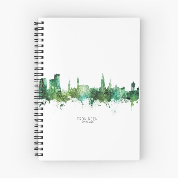 Item preview, Groningen The Netherlands Skyline designed and sold by ArtPrints.