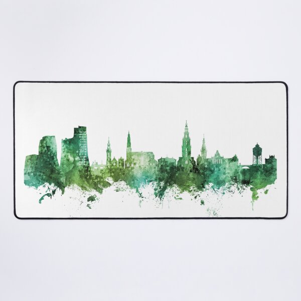 Item preview, Groningen The Netherlands Skyline designed and sold by ArtPrints.
