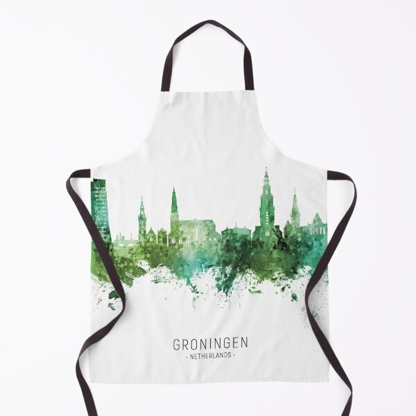 Item preview, Groningen The Netherlands Skyline designed and sold by ArtPrints.
