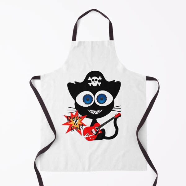 Item preview, Rock & Roll loving pirate cat designed and sold by Rebeldía Pura.