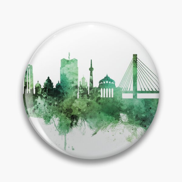 Item preview, Bucharest Romania Skyline designed and sold by ArtPrints.