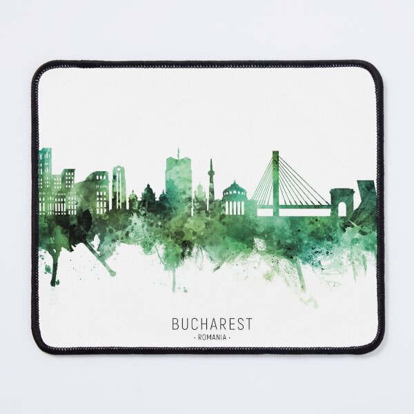 Item preview, Bucharest Romania Skyline designed and sold by ArtPrints.