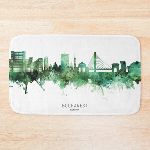 Item preview, Bucharest Romania Skyline designed and sold by ArtPrints.