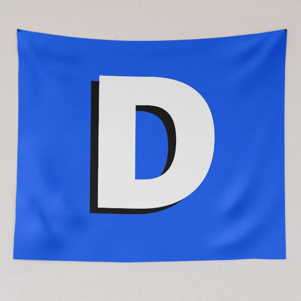 Item preview, D initial sports, game, music, concert, band tee and other merch designed and sold by RunningJoke.