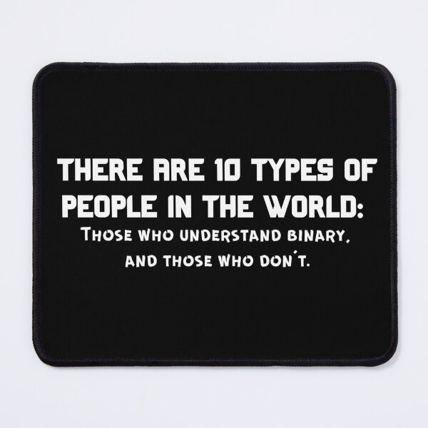 Item preview, There are 10 types of people in the world funny binary number typography designed and sold by X-Trends.