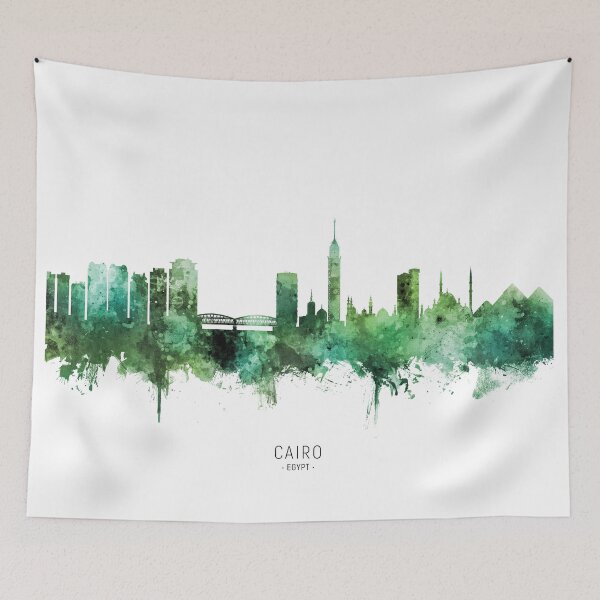 Item preview, Cairo Egypt Skyline designed and sold by ArtPrints.