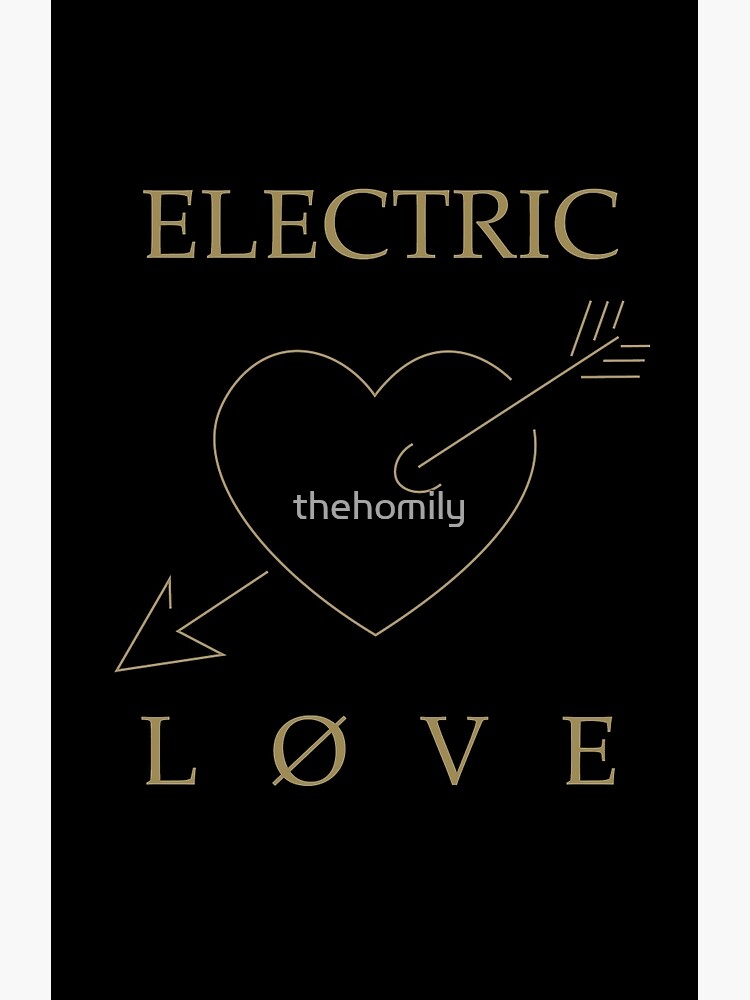 "BØRNS Electric Love" Poster for Sale by aayelove Redbubble