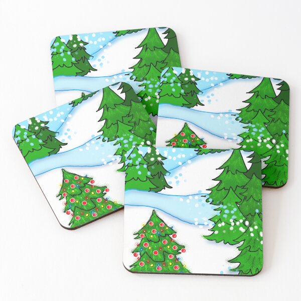 Item preview, Winter Forest at Night designed and sold by heathersartwork.