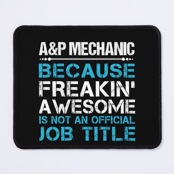 Item preview, A&P Mechanic T Shirt - Freaking Awesome Job Gift Item Tee designed and sold by oetate4774.