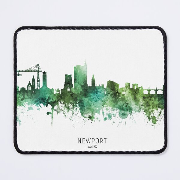 Item preview, Newport Wales Skyline designed and sold by ArtPrints.