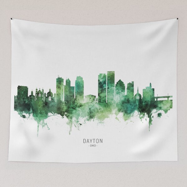 Item preview, Dayton Ohio Skyline designed and sold by ArtPrints.