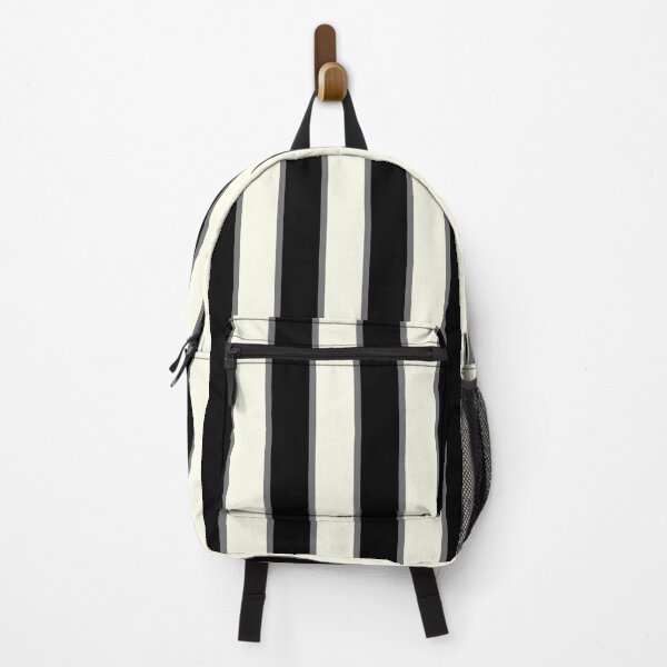 Item preview, Cream and Black Stripe with Grey designed and sold by TinaDonovanArt.