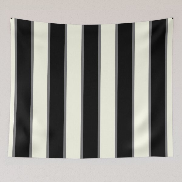 Item preview, Cream and Black Stripe with Grey designed and sold by TinaDonovanArt.