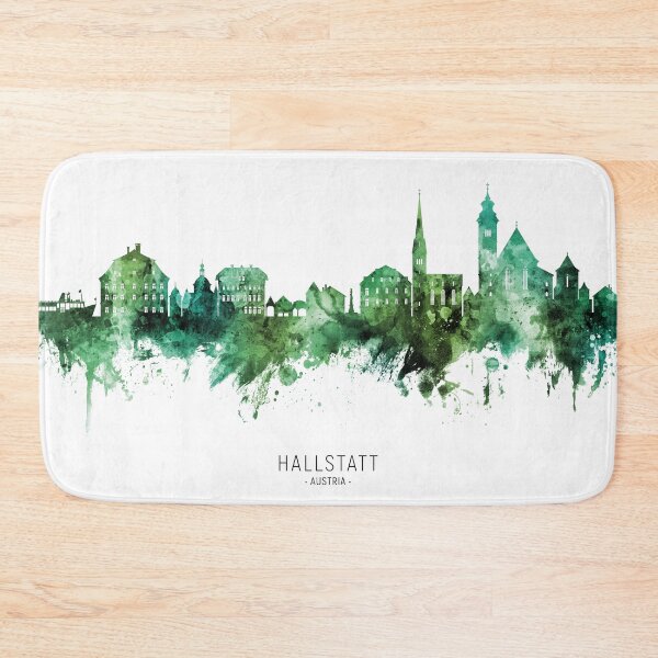 Item preview, Hallstatt Austria Skyline designed and sold by ArtPrints.