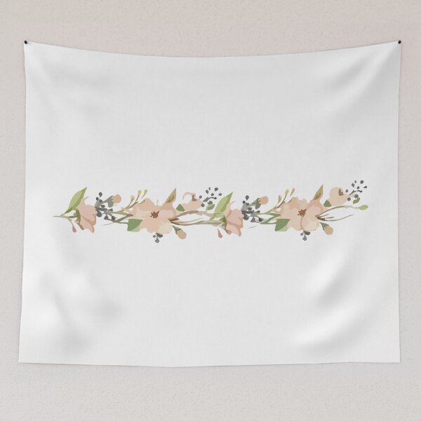 Item preview, Pink Flower Branch Watercolor Painting  designed and sold by supnups.