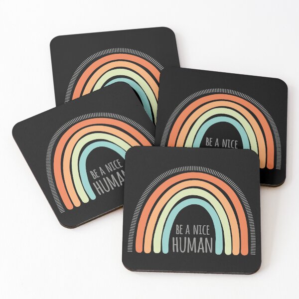 Item preview, Be a nice human Rainbow designed and sold by retrippy.