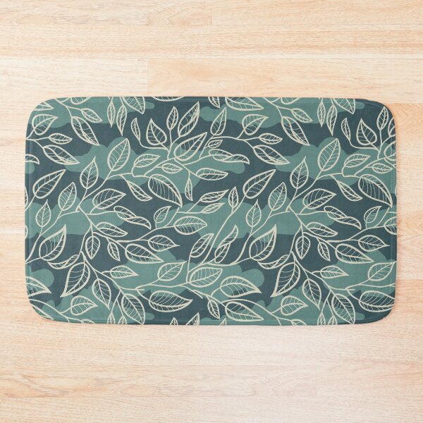 Item preview, Minimalist Leaf Line Art Illustration as a Seamless Surface Pattern Design designed and sold by ZaryaKiqo.