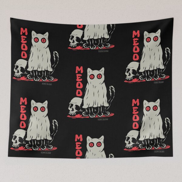 Item preview, Ghost cat Meoo designed and sold by tomysuga.
