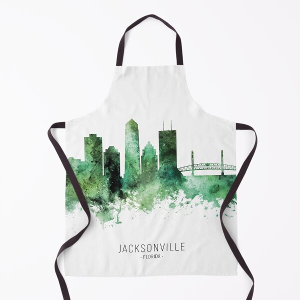 Aperçu de l'œuvre Jacksonville Florida Skyline créée et vendue par ArtPrints.