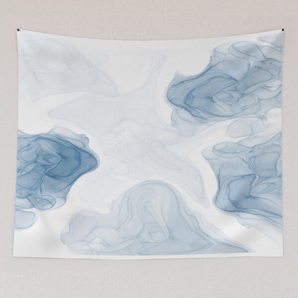 Item preview, Alcohol Ink in Blue designed and sold by ModernGoldShop.