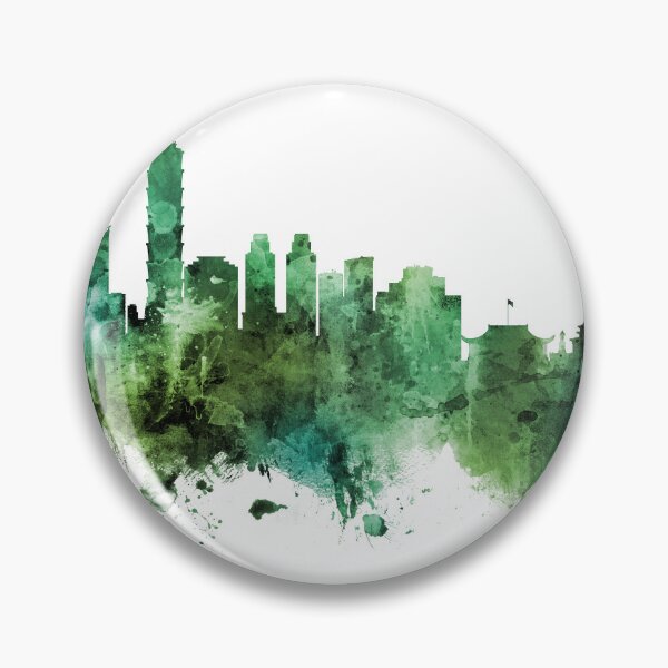 Item preview, Taipei Taiwan Skyline designed and sold by ArtPrints.