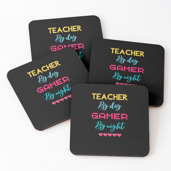 Item preview, funny gaming quote,teacher by day Gamer by night,teaching and gaming designed and sold by behappysiempre.