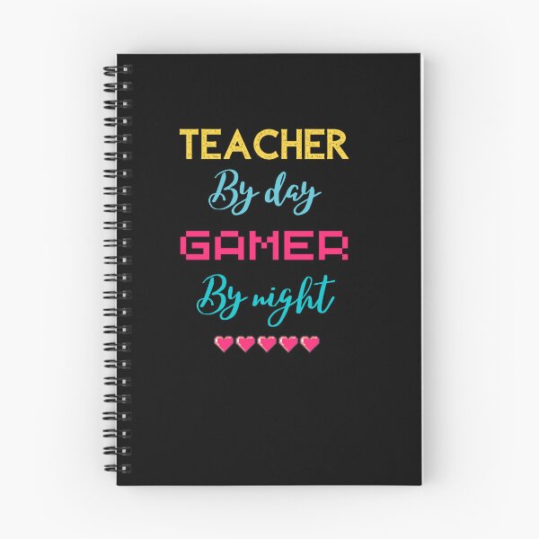 Item preview, funny gaming quote,teacher by day Gamer by night,teaching and gaming designed and sold by behappysiempre.
