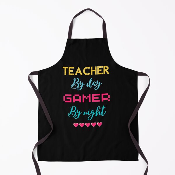 Item preview, funny gaming quote,teacher by day Gamer by night,teaching and gaming designed and sold by behappysiempre.