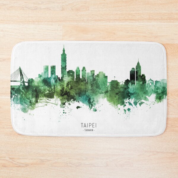 Item preview, Taipei Taiwan Skyline designed and sold by ArtPrints.
