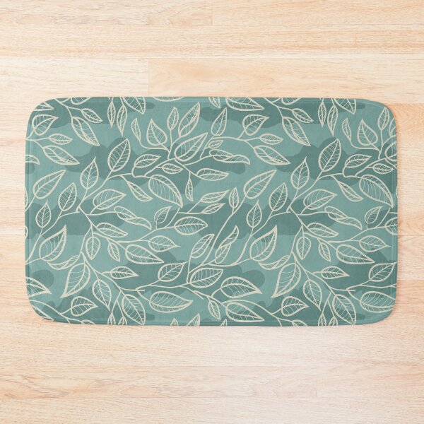 Item preview, Minimalist Leaf Line Art Illustration as a Seamless Surface Pattern Design designed and sold by ZaryaKiqo.