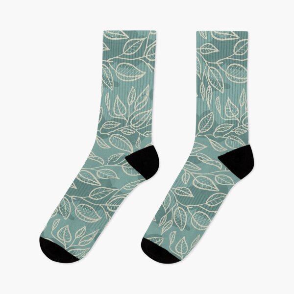 Item preview, Minimalist Leaf Line Art Illustration as a Seamless Surface Pattern Design designed and sold by ZaryaKiqo.