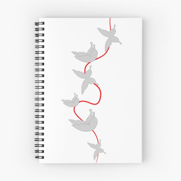 Item preview, Silver butterflies on a red string designed and sold by MetaCynth.