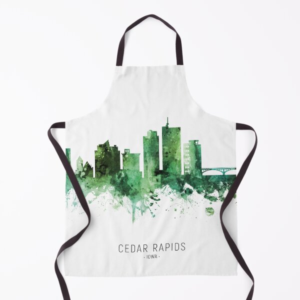 Item preview, Cedar Rapids Iowa Skyline designed and sold by ArtPrints.