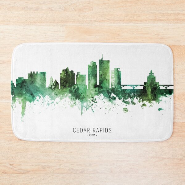 Item preview, Cedar Rapids Iowa Skyline designed and sold by ArtPrints.