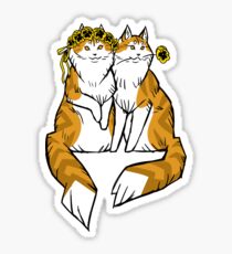 Pretty in Pansies Sticker