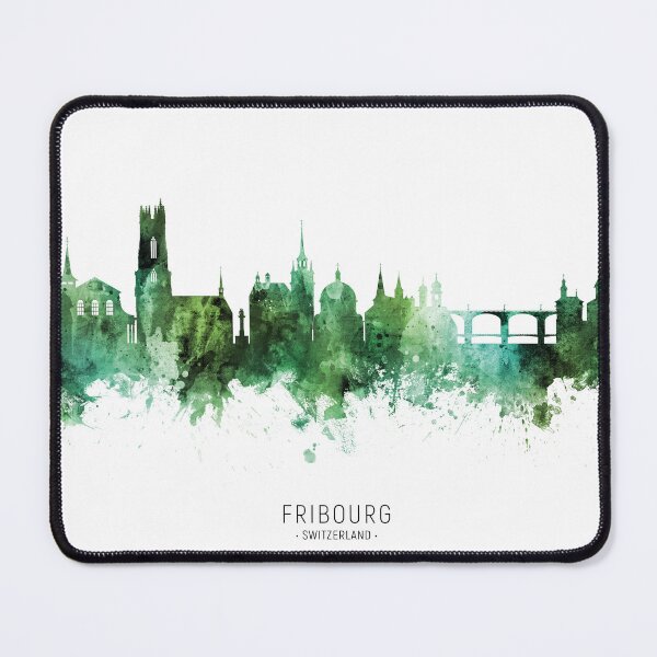 Item preview, Fribourg Switzerland Skyline designed and sold by ArtPrints.