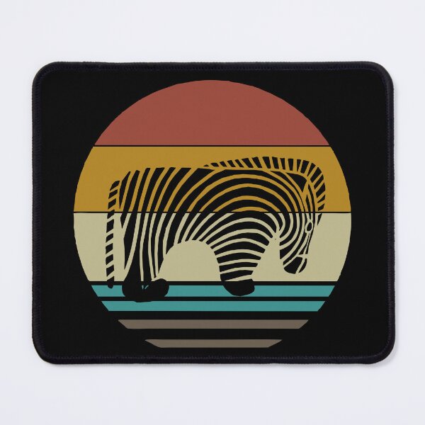 Item preview, Retro 80s Tropical Sun Vaporwave Summer Zebra designed and sold by IZiets.