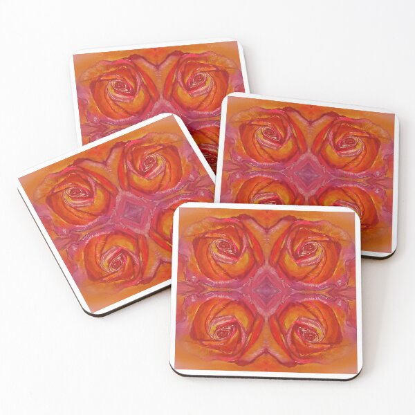 Item preview, Abstract rose zen 4mirror image design valentine's day designed and sold by drp24.