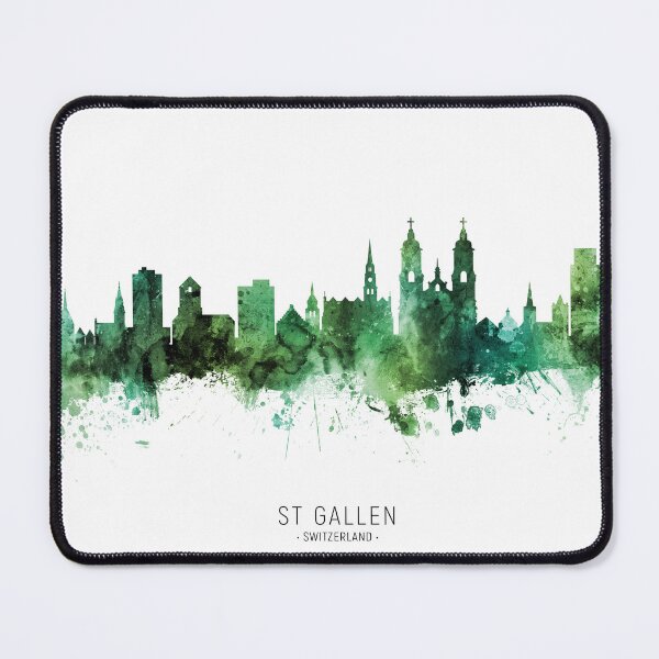 Item preview, St Gallen Switzerland Skyline designed and sold by ArtPrints.