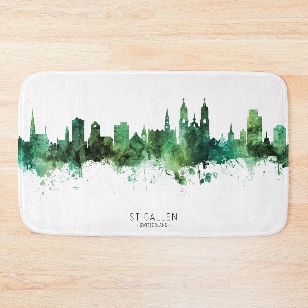 Item preview, St Gallen Switzerland Skyline designed and sold by ArtPrints.