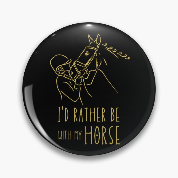 Item preview, I'd Rather Be With My Horse Equestrian English Rider designed and sold by jrobdesignz.