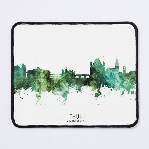 Item preview, Thun Switzerland Skyline designed and sold by ArtPrints.