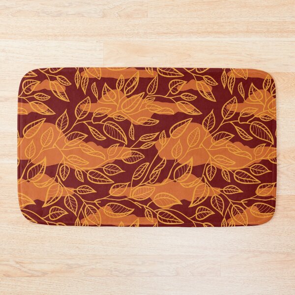 Item preview, Minimalist Leaf Line Art Illustration as a Seamless Surface Pattern Design designed and sold by ZaryaKiqo.