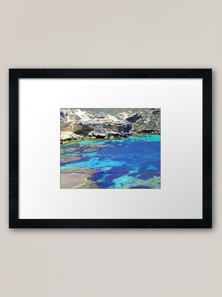 Alternate view of Blue Lagoon Framed Art Print