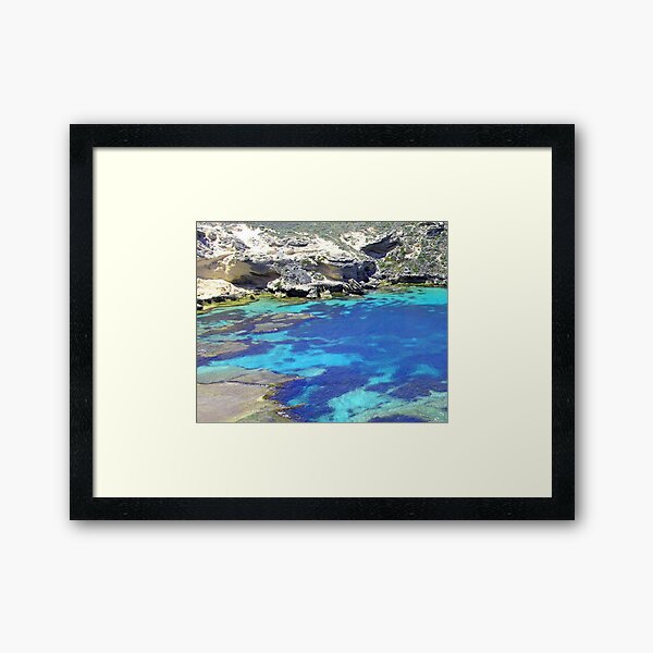 Blue Lagoon Framed Art Print