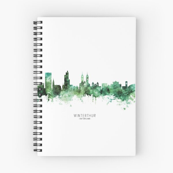 Item preview, Winterthur Switzerland Skyline designed and sold by ArtPrints.